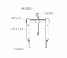EXTRACTOR FORZA SERIE 1750 DE 2 PATAS FINAS